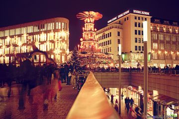 Outdoor Christmas market