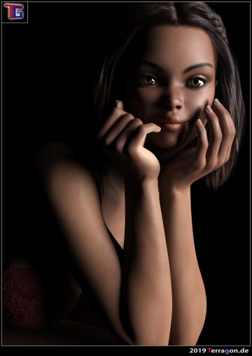 Auch für Profis eine Herausforderung: Portrait vor schwarzem Hintergrund