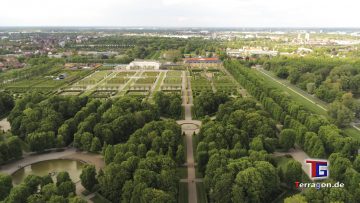In der Abendsonne: Am Rande der Herrenhäuser Gärten in Hannover