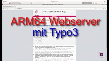 Debian 11 arm64 Webserver mit Typo3, Apache2, MariaDB, PHP 8, ImageMagick