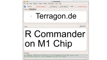 Install R and R Commander ARM on BigSur M1 Silicon (German)