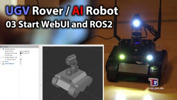 UGV Rover / AI Robot - 03 Starting the WebUI and ROS2