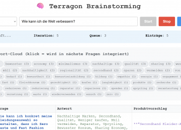 Terragon Brainstorming: Wie eine einfache Web-App deinen kreativen Horizont endlos erweitert
